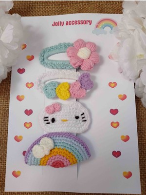 Jolly Accessory Toka Anne ve Çocuk Örgü Çıt Toka Seti