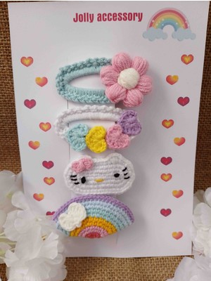 Jolly Accessory Toka Anne ve Çocuk Örgü Çıt Toka Seti
