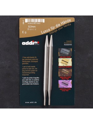 Addi Click Basic 8mm Misinalı Şiş Ucu - 656- 2