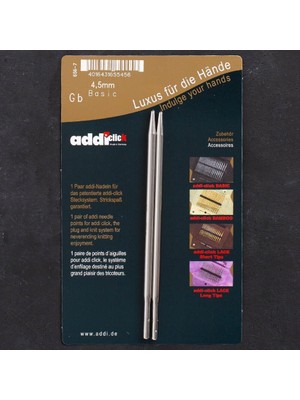 Addi Click Basic 4, 5mm Misinalı Şiş Ucu - 656- 2
