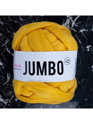 La Mia Jumbo Sarı Dev Yün El Örgü Ipi - J5