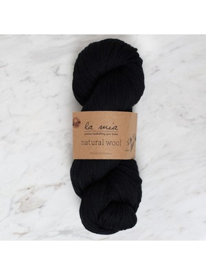 La Mia Natural Wool Siyah El Örgü Ipi - L815 - 34398