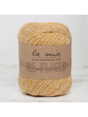 La Mia Re-Tweed Sarı Melanj El Örgü İpi - L124 - 34413