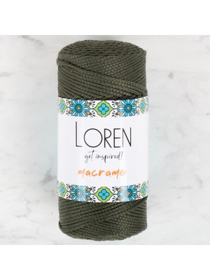 Loren Macrame Asker Yeşili El Örgü Ipi - Rm 0195 - 34337