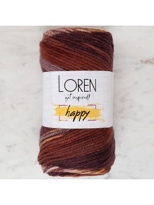 Loren Happy Ebruli El Örgü Ipi - RH020 - 34305