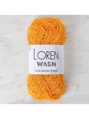 Loren Wash Turuncu El Örgü Ipi - R096 - 34038