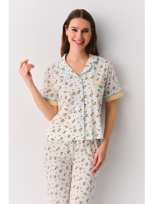 Suwen Cinzia Maskülen Pijama Takımı