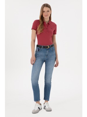 U.S. Polo Assn. Kadın Mavi Pantolon (Jean) 50266283-DN0022