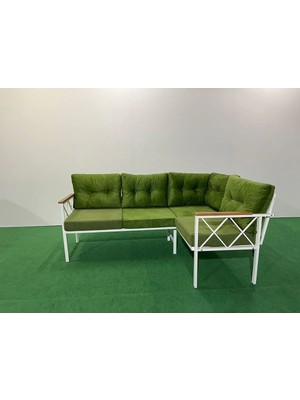 Köşe Koltuk Takımı , 2 2 Balkon-Bahçe-Kafe,çay Seti,koltuk Takımı,mutfak Köşesi Beyaz Profil