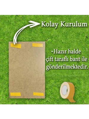 Tablox Tabox Atatürk 15 x 20 12 Li Mdf Tablo Seti