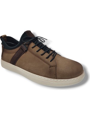 Birkan 2017-25 Hakiki Nubuk Deri Anatomik Casual Erkek Ayakkabı