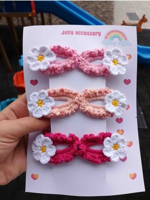 Jolly Accessory Toka Anne ve Çocuk Örgü Çıt Toka Seti