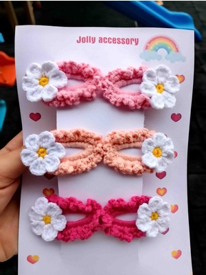 Jolly Accessory Toka Anne ve Çocuk Örgü Çıt Toka Seti