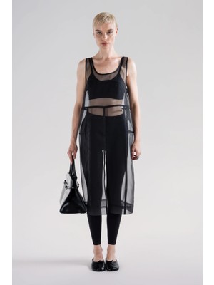 Organze Kolsuz Elbise