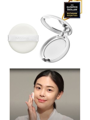 MISSHA Mat Bitişli Ultra Hafif Kompakt Pudra Airy Pot Pressed Powder (Translucent)