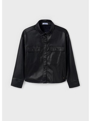 Mayoral Deri Kız Çocuk Mont 7194 8/16 Yaş