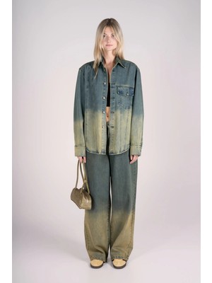 Degradeli Jean Gömlek