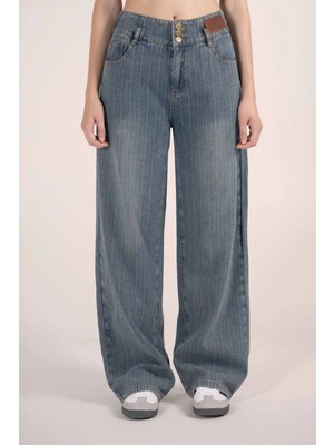 Düz Paça Jean Pantolon