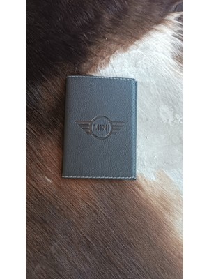 Efe Deri Mini Cooper Deri Dikişli Araç Ruhsat Kılıfı Kabı Ruhsatlık Ruhsat Koruyucu