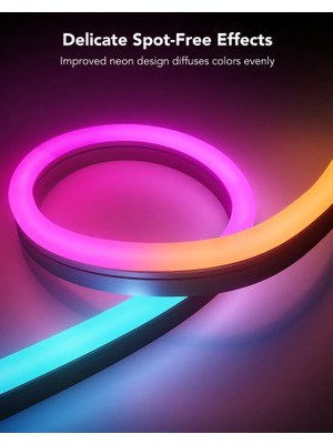 Govee RGBIC Dış Mekan Neon LED 10 Metre, IP67 Suya Toza Dayanıklı, Uygulama Üzerinden Kontrol
