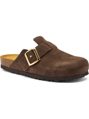 Kadın Terlik 17D5 Frau Velour-S T.moro (Dark Brown)