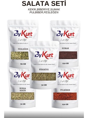 Bykurt Sağlıklı Salata Seti - Salata Baharat Seti
