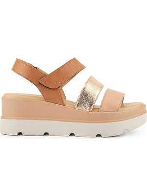 Hush Puppies Podporo Anatomik Taban  Deri Kadın Sandalet