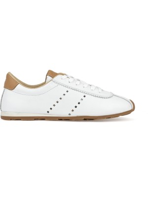 Ziya, Kadın Hakiki Deri Sneaker 1511035Z6300 Beyaz