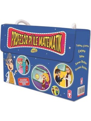 Timaş Çocuk Profesör Pi ile Matematik Dizisi 1 Seti - Birsen Ekim Özen 6-8 Yaş Bilim & Teknik Kitabı