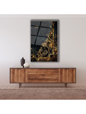 Renkli Desenli Taç Toka Bandana Set