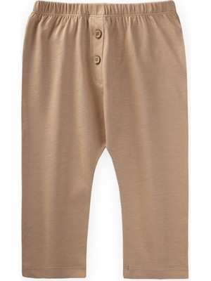 Cigit Sahte Patlı Bebe Eşofman 0-3 Yaş Bej