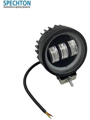 Spechton 10V-30V LED LAMBA OFF-ROAD 2 FONKSİYONLU 30W 6000K BEYAZ ANGEL YUVARLAK (55 MM)