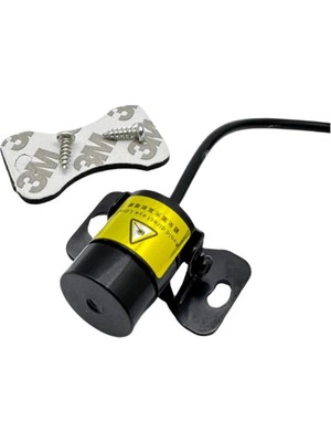 Forza 12V ARKA SİS LAMBASI AYAKLI YUVARLAK KIRMIZI LAZER IŞIK (18 MM)