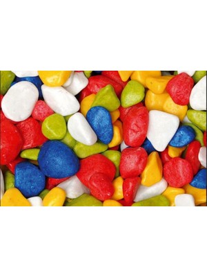 İpek Hobi Renkli Çakıl Taşları 2 Kg