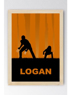 X-Men Çerçeveli Tablo - Logan Film Posteri Tablo