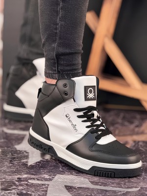 Benetton 31087 Erkek Günlük Boğazlı Sneaker Ayakkabı