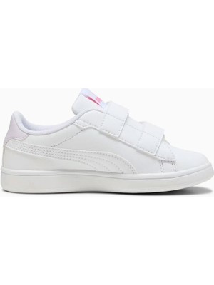 Puma Smash 3.0 Badges V Ps Çocuk Günlük Ayakkabı 397286-07 Beyaz