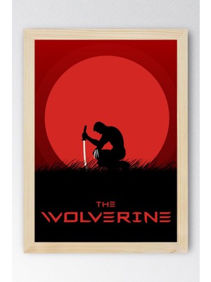 X-Men The Wolverine Çerçeveli Tablo - Marvel Film Posteri Tablo