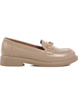 Ayakmod Bej Rugan Kadın Casual Ayakkabı 572415 Z