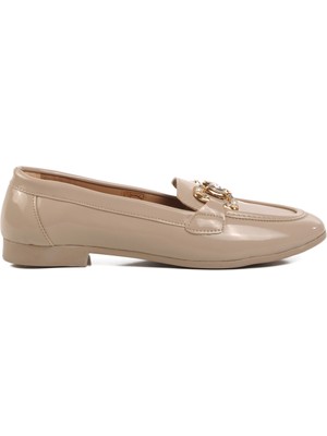 Ayakmod Bej Rugan Kadın Babet 572421 Z