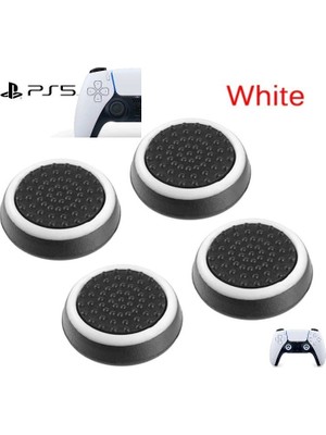 Doreka Ps4 Ps5 Xbox Analog Koruyucu 4'lü Paket Kılıf Beyaz Renkli Dayanıklı Tasarım