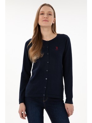 U.S. Polo Assn. Kadın Lacivert Hırka (Triko) 50293537-VR033
