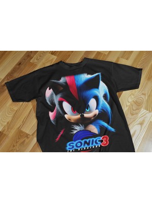 Texclusive Sonic 3 Tshirt Çocuk Siyah