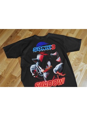 Texclusive Sonic The Hedgehog Tişört Çocuk Siyah