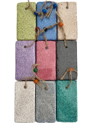 5 Adet Ayak Bakım Topuk Taşı Doğal Ponza Köpük Taşı Nasır Peeling Taşı