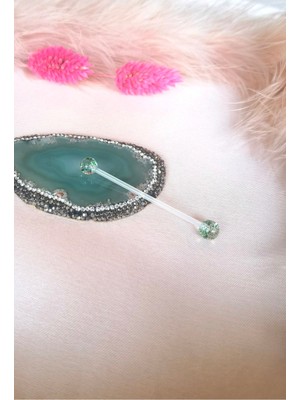 Bylin Bioplast Şeffaf Köprü / Endüstriel Piercing-Bar Uzunluğu : 35 mm  / Bar Kalınlığı: 1,6 mm/ 1 Adet