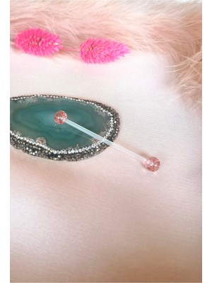 Bylin Bioplast Şeffaf Köprü / Endüstriel Piercing-Bar Uzunluğu : 35 mm .  / Bar Kalınlığı: 1,6 mm/ 1 Adet