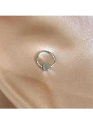 Bylin Cerrahi Çelik Disk Kilitli Halka Piercing-1 adet