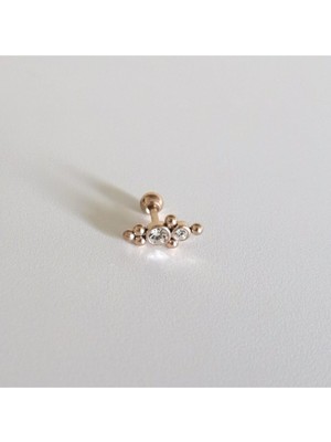 Bylin Cerrahi Çelik Piercing - Bar 6 mm/1 adet