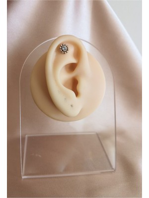 Cerrahi Çelik Güneş Piercing-Bar uzunluğu 6mm-1 adet